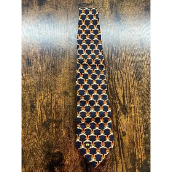valentino cravatte tucan print neck tie silk - Picture 5 of 7